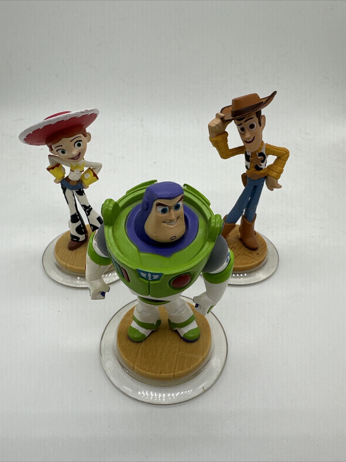 Disney Infinity Toy Story Lot of 3 Woody Buzz Lightyear Jessie Figures Set