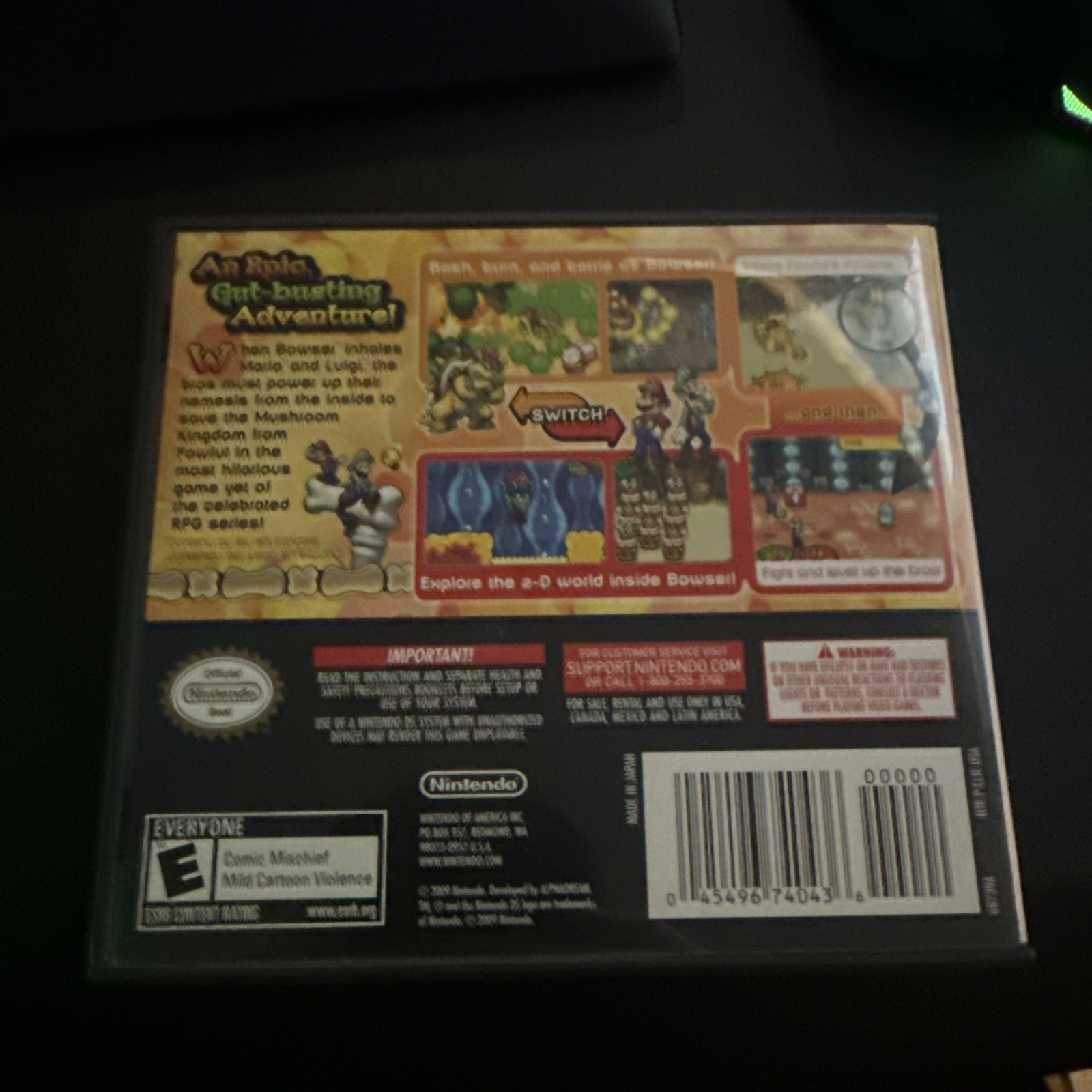 Mario & Luigi: Bowser’s Inside Story (Nintendo DS, 2009)