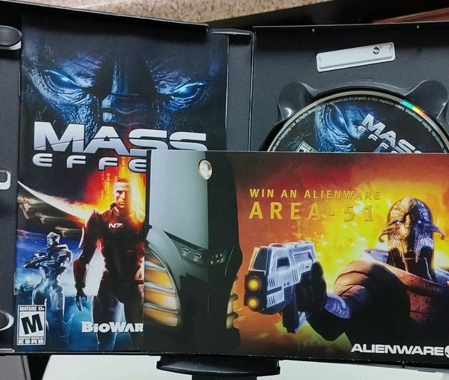 Electronic Arts Mass Effect PC DVD-ROM Manual Included Action Role Playing 2008