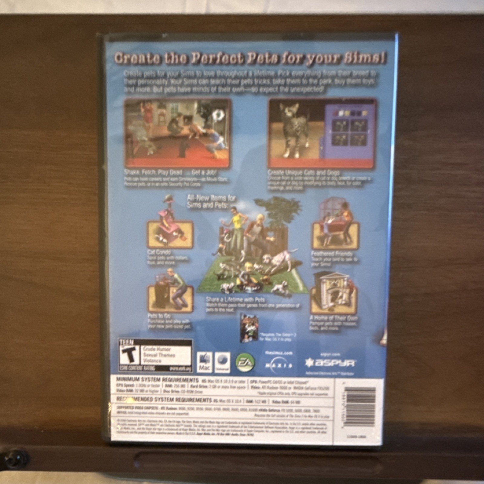 Aspyr The Sims 2: Pets Expansion Pack Mac Simulation T-Teen The Sims Series Game