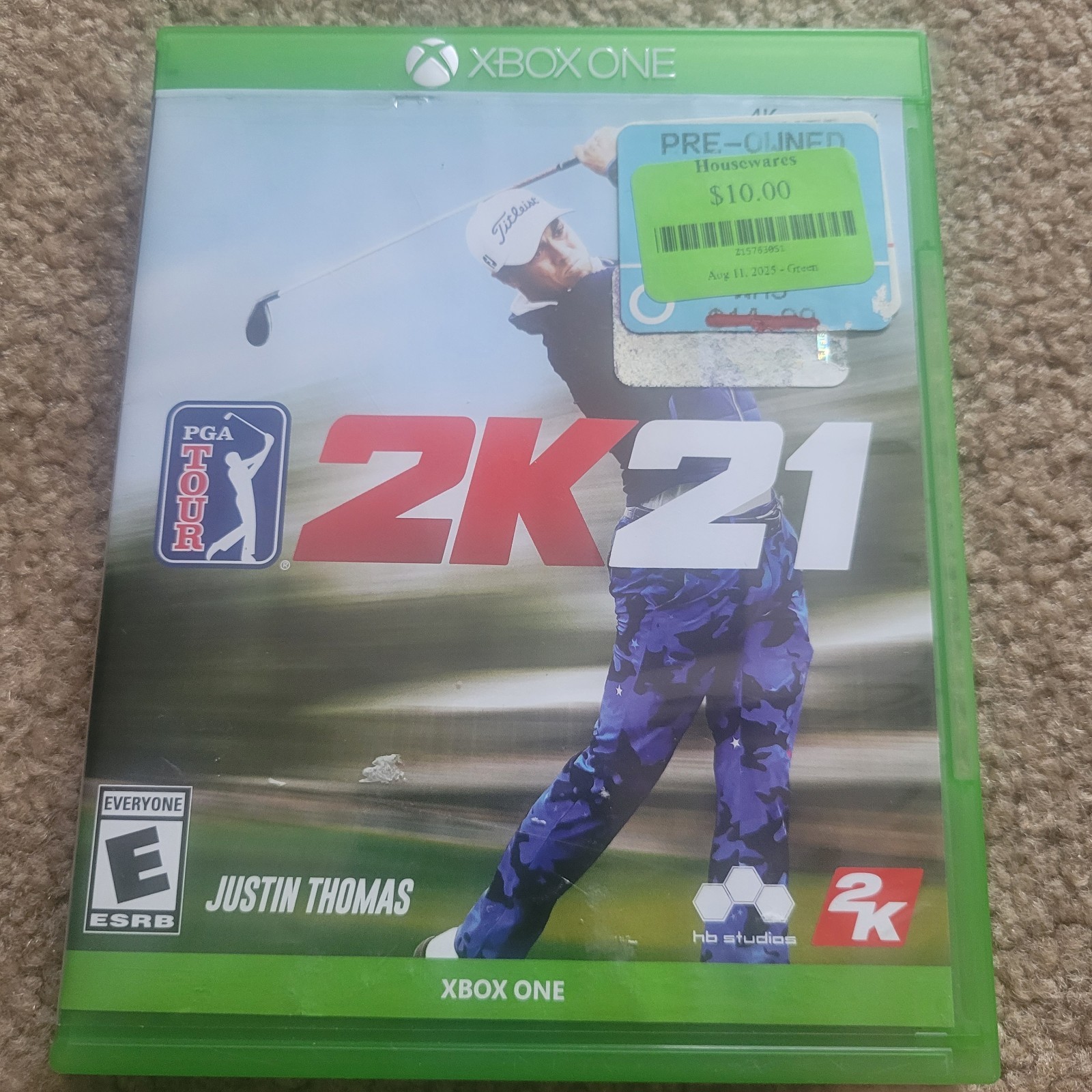PGA Tour 2K21 Microsoft Xbox One,video Game