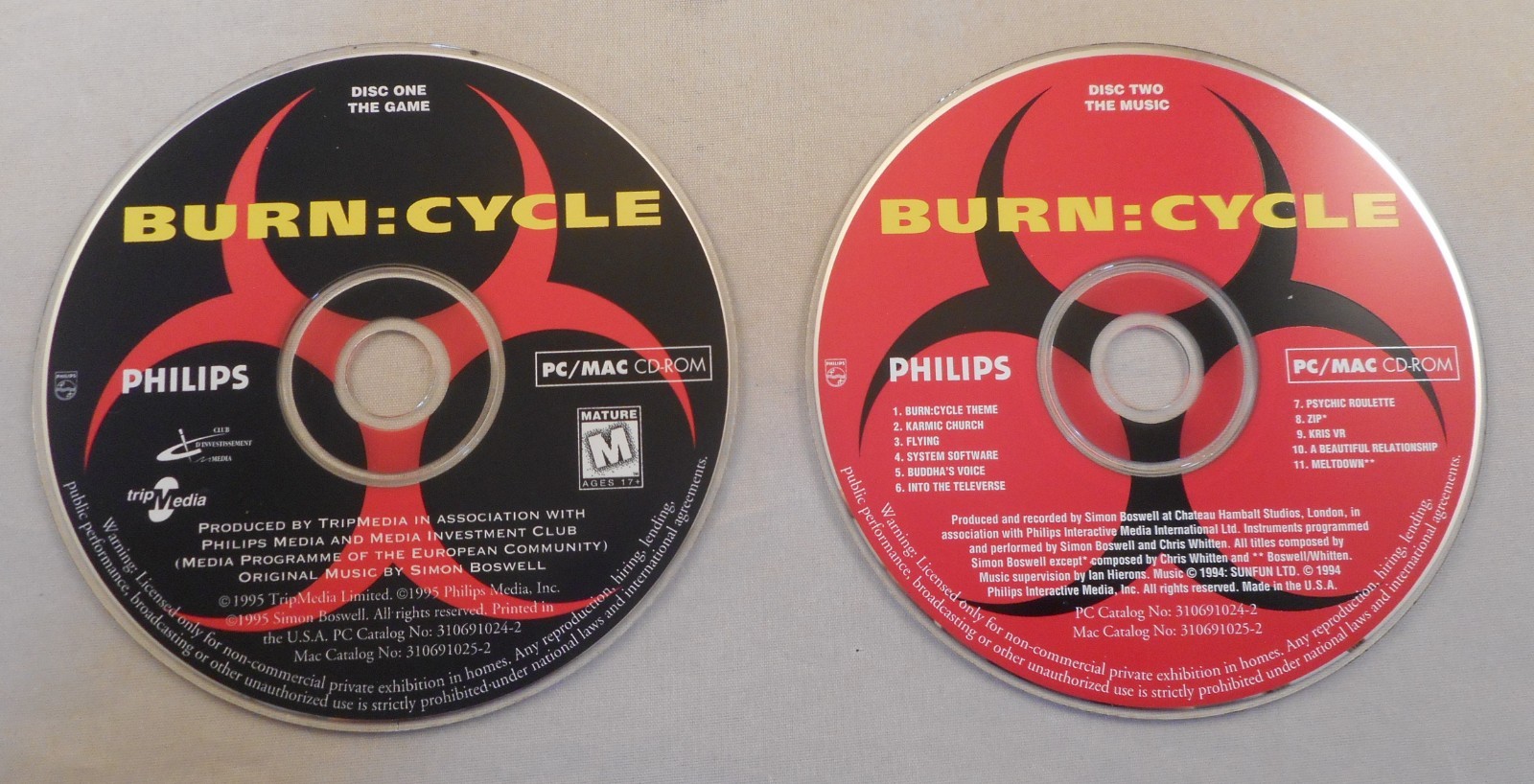 Burn Cycle PC CD ROM Game