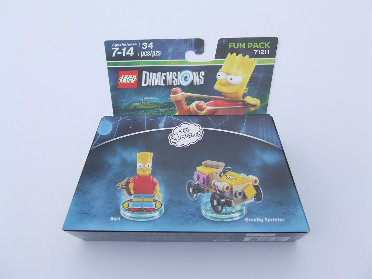 New Lego Dimensions The Simpsions 71202,71211,71227 Sealed Boxes Free Shipping