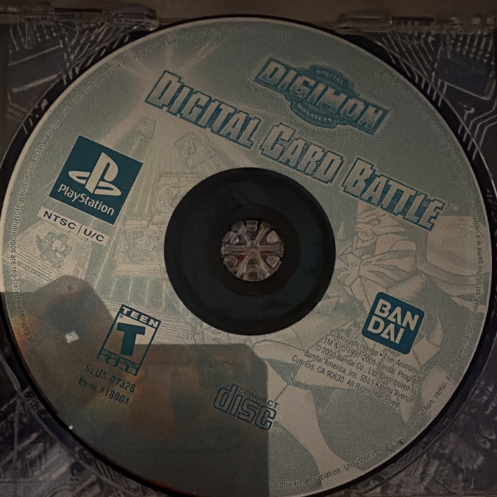 Bandai Digimon Digital Card Battle Sony PlayStation 1 PS1 T 2000 NTSC-U/C