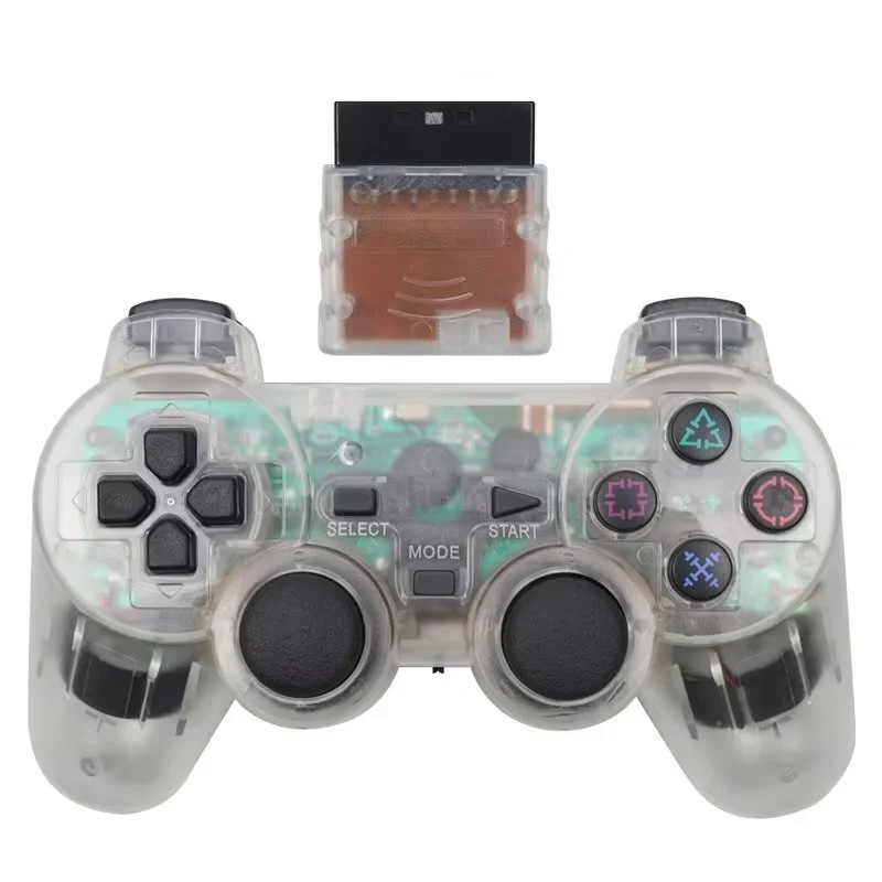 Wireless PS2 PS1 Gamepad Controller Dual Vibration USB PC Compatible Joystick