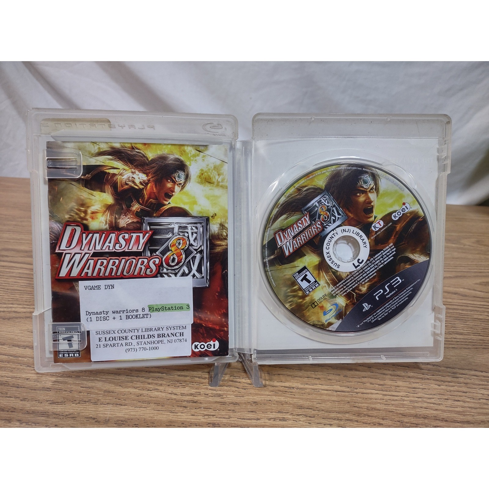 Dynasty Warriors 8 Sony PlayStation 3 PS3 Koei Tecmo Hack and Slash Action Game