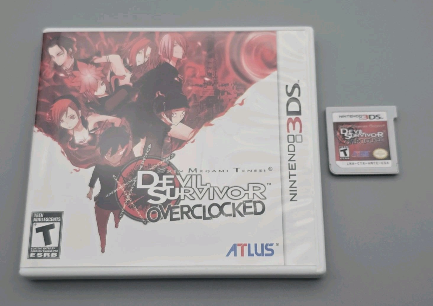Shin Megami Tensei: Devil Survivor Overclocked (Nintendo 3DS, 2011) No Manual