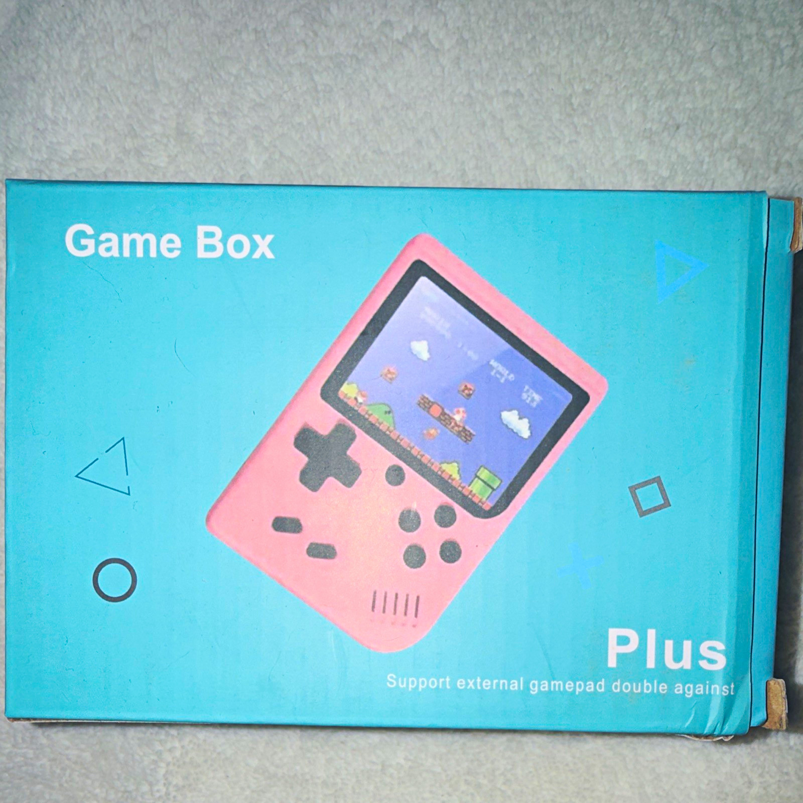 Game Box Game Box Plus Handheld Video Game System Console, Pink