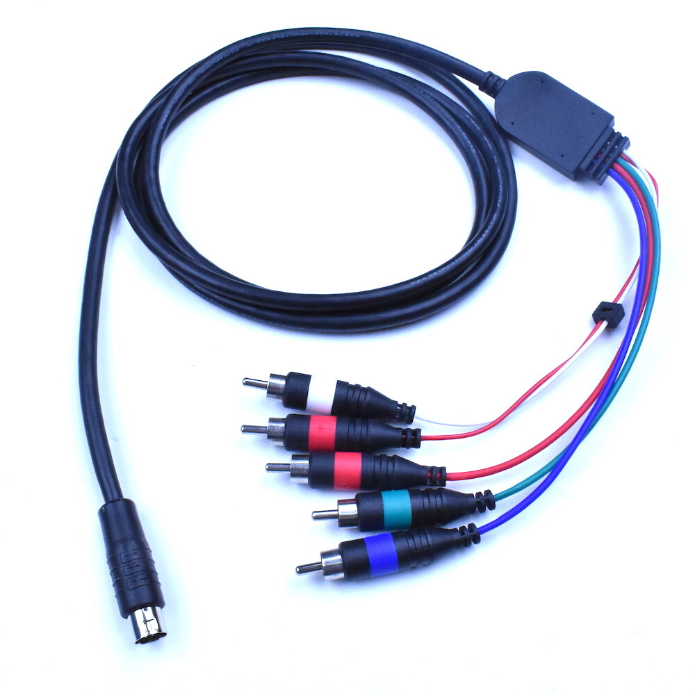 Sega Genesis Model 2/Mega Drive 2/32X Component YPbPr cables, Retrogamingcables
