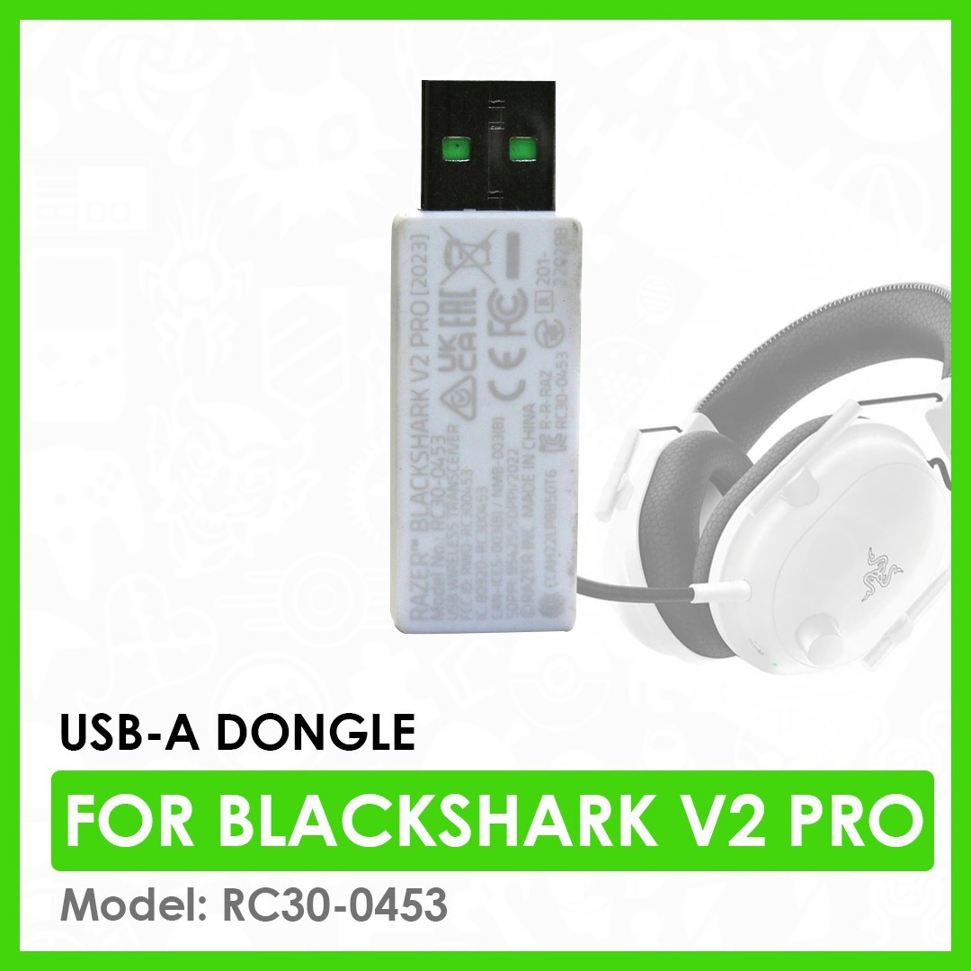 Razer USB-A Dongle for BlackShark V2 Pro [2023] Headset | White | RC30-0453