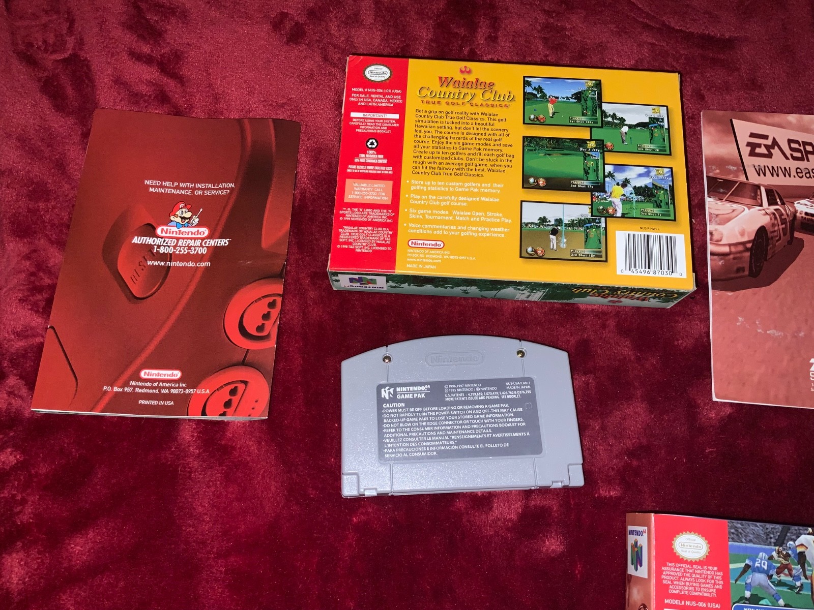 Nintendo 64 N64 Games With Boxes/Manuals Tested