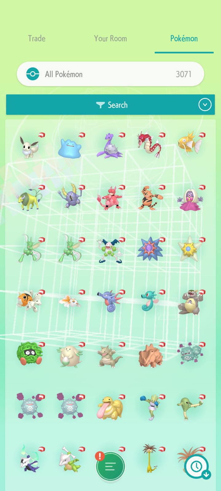 Pokémon HOME Gen 1-2 VC Shiny Living Dex Complete Pokedex 1-251 Virtual Console