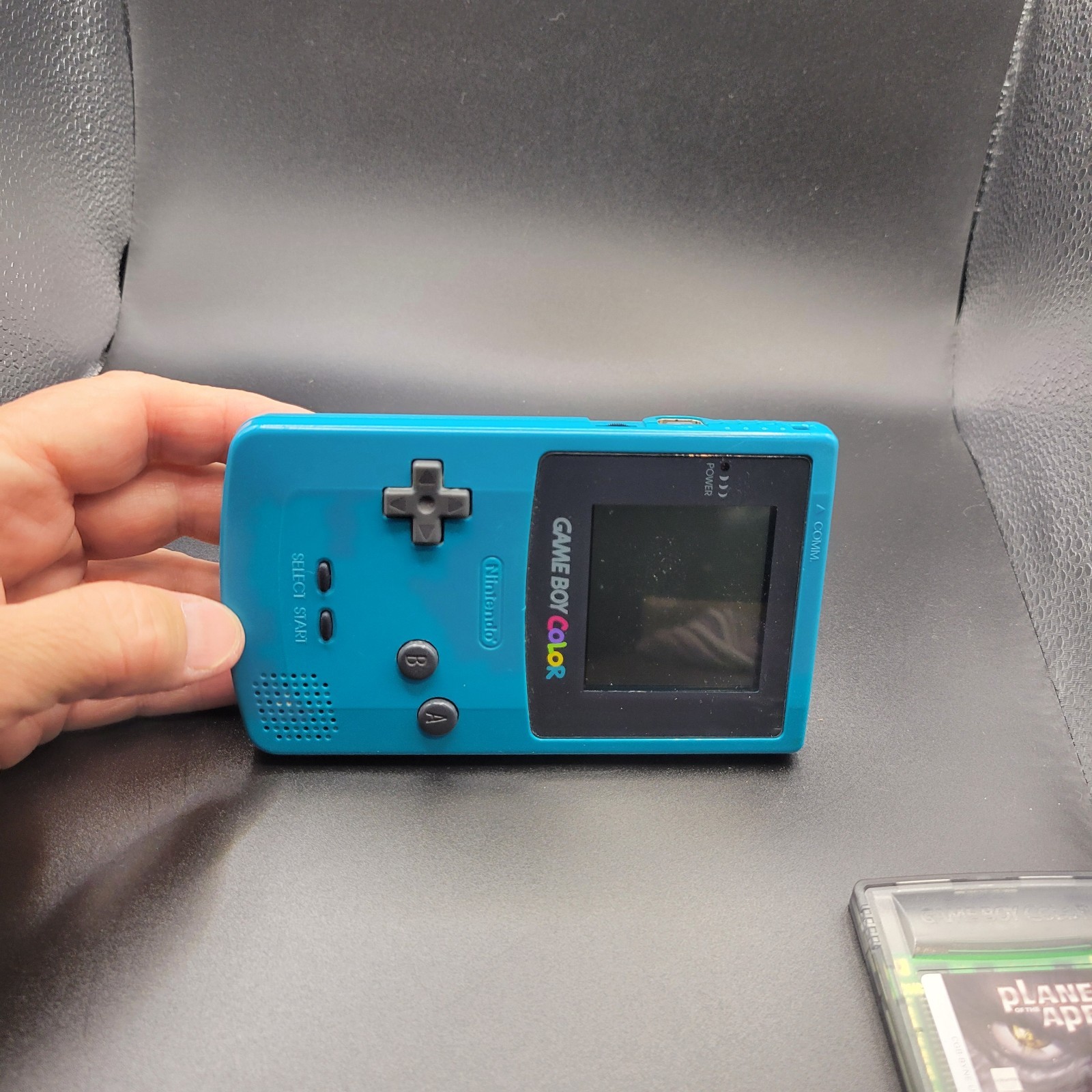 Nintendo Game Boy Color Handheld Game Console – Teal w Game
