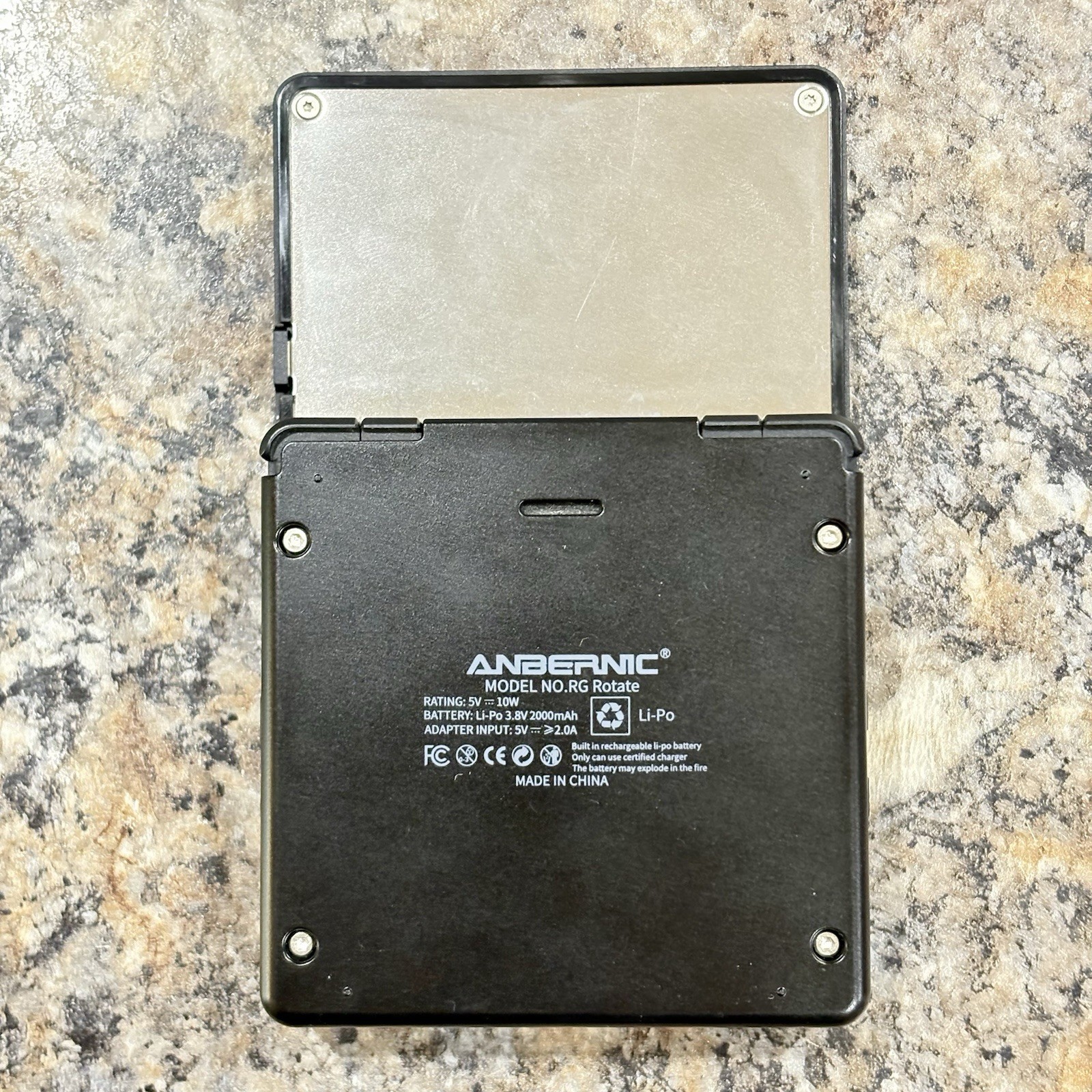 Anbernic RG Rotate, Retro Gaming Handheld, 128GB Card, Loaded Ready To Play