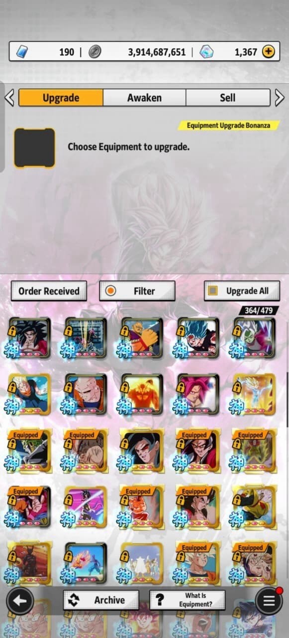 Dragon Ball Legends Endgame Account || 11 Summonable UL || 6 LR || Stacked Acc