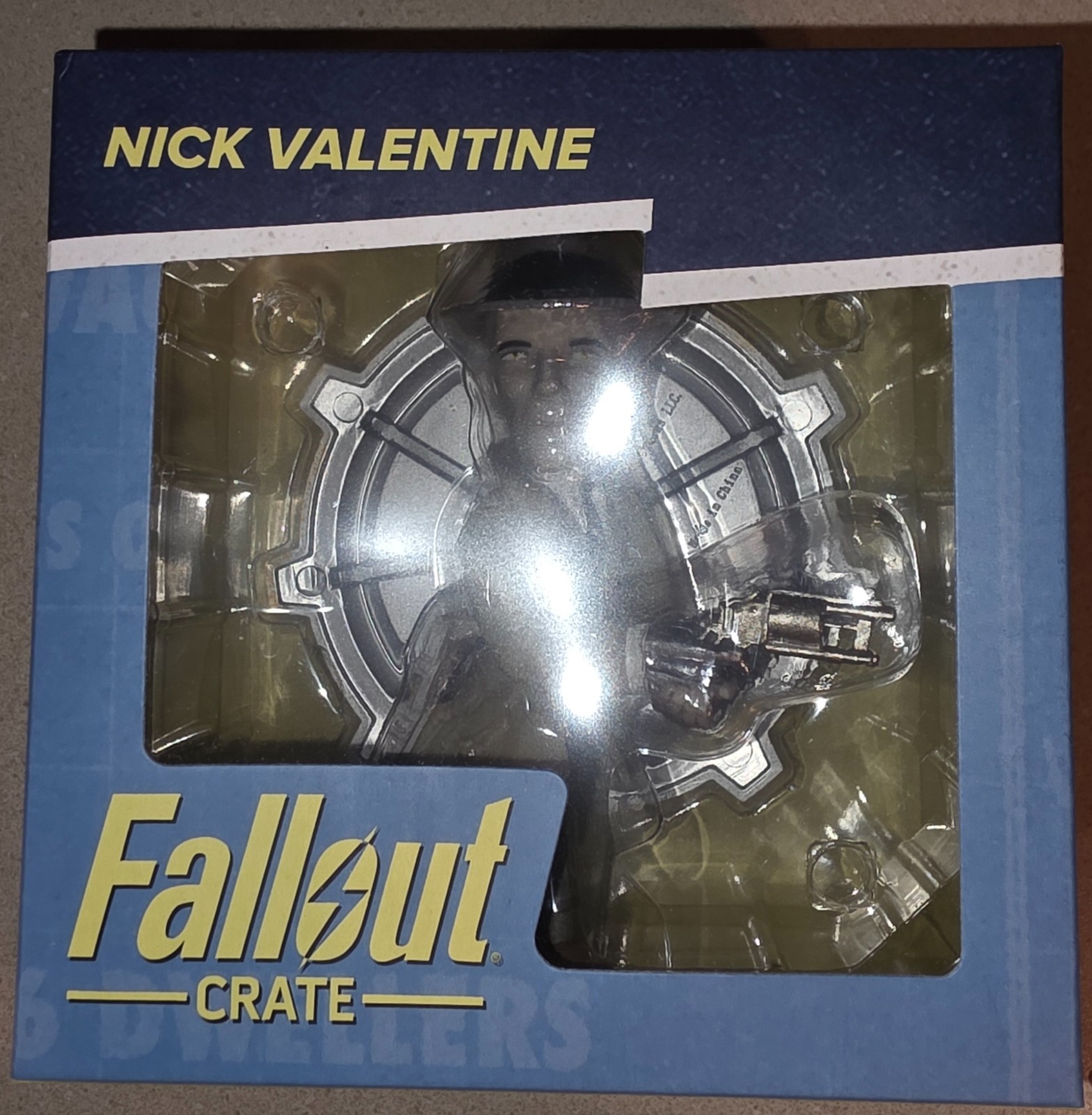 Fallout Loot Crate Nick Valentine Figure – Screenshots Series – NEW Sealed Bethe