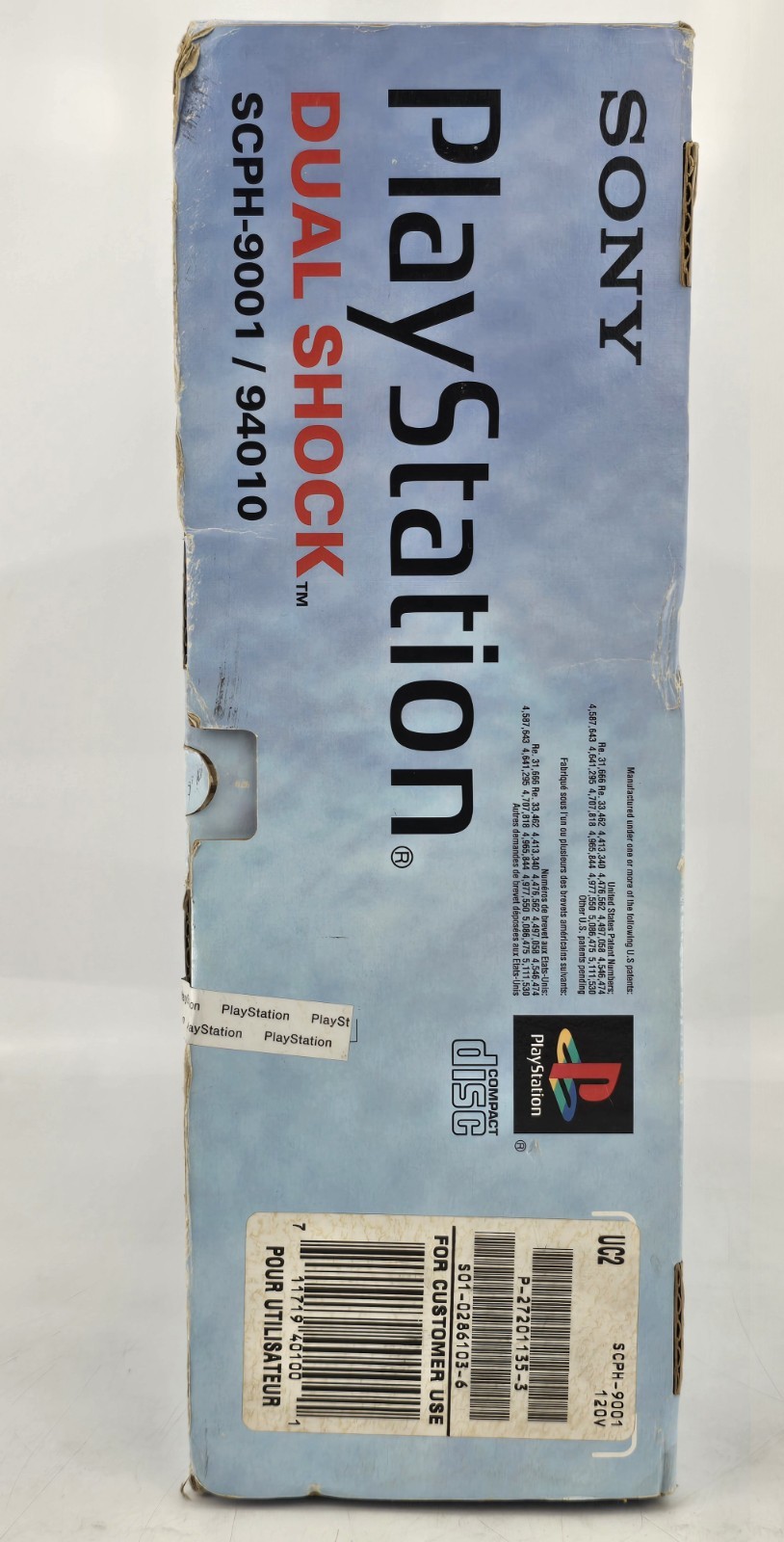 Factory SEALED Original PlayStation 1 PS1 Console Complete – (Damaged Box) PICS