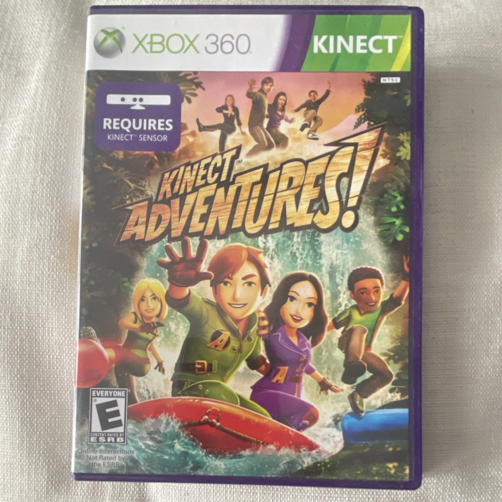 Kinect Adventures! Xbox 360 Kinect Compatible Multiplayer Manual Microsoft