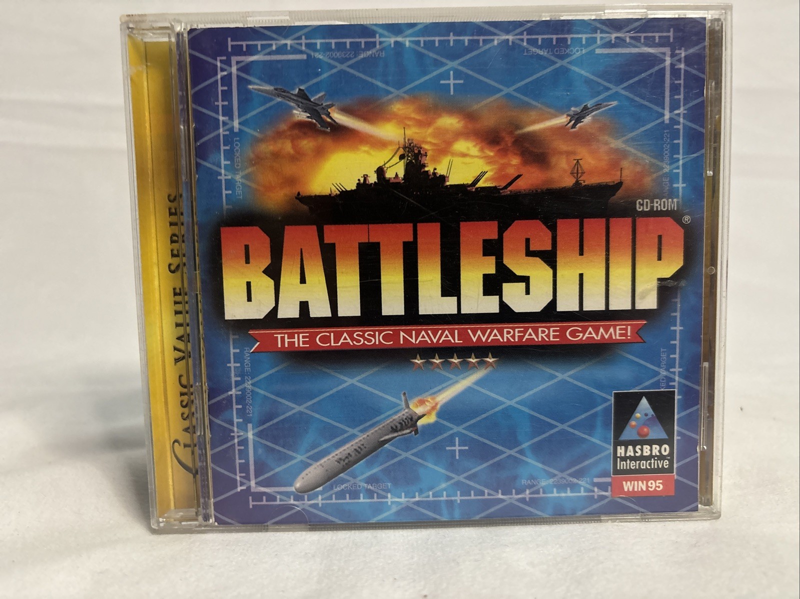 PC Game Lot – Monopoly + Battleship – Hasbro Interactive – Windows 95 CD-ROM