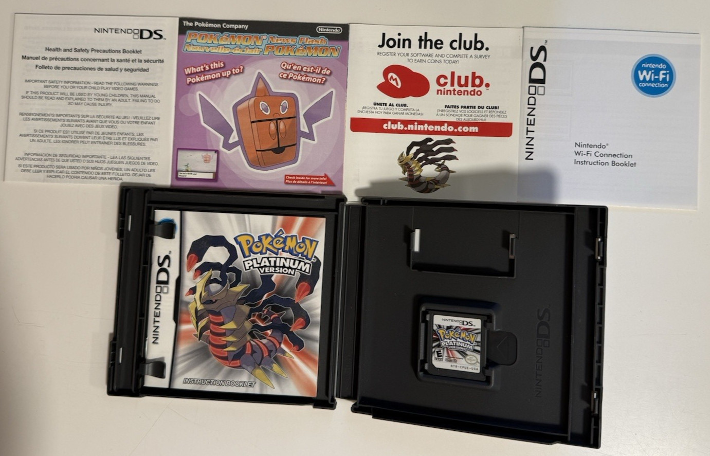 Pokemon DS – Platinum Diamond Pearl Bundle CIB Complete In Box Authentic Tested