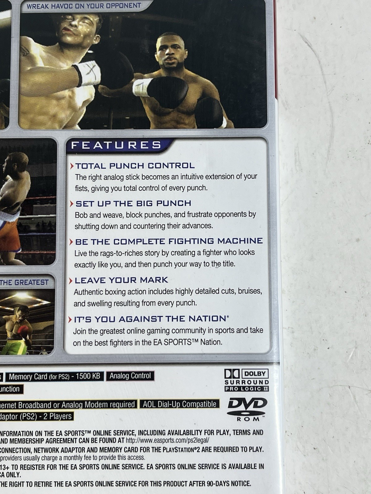 Fight Night 2004 (Sony PlayStation 2, 2004) Complete Tested Working