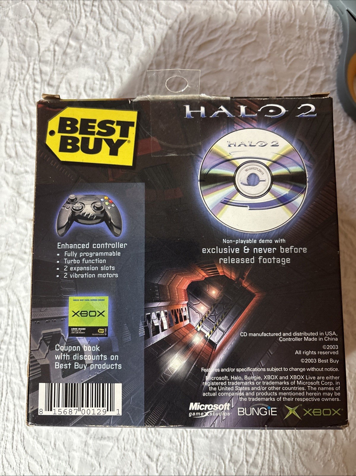 Halo 2 Best Buy Controller And Preview Disc Bundle RARE