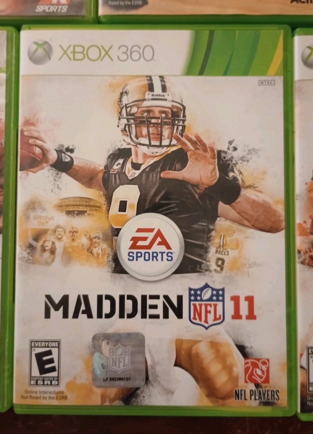 7 XBOX 360 Games Madden NFL 10,11,12,13,FIFA Soccer 12,Tony Hawke Ride,NBA 2K13