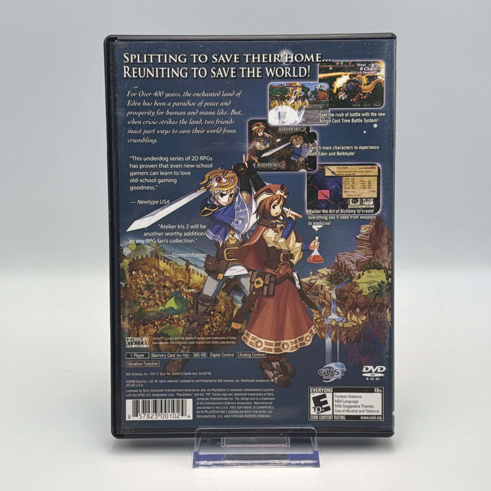 Atelier Iris 2: The Azoth of Destiny (PlayStation 2 PS2, 2006) CIB w/ Reg Card
