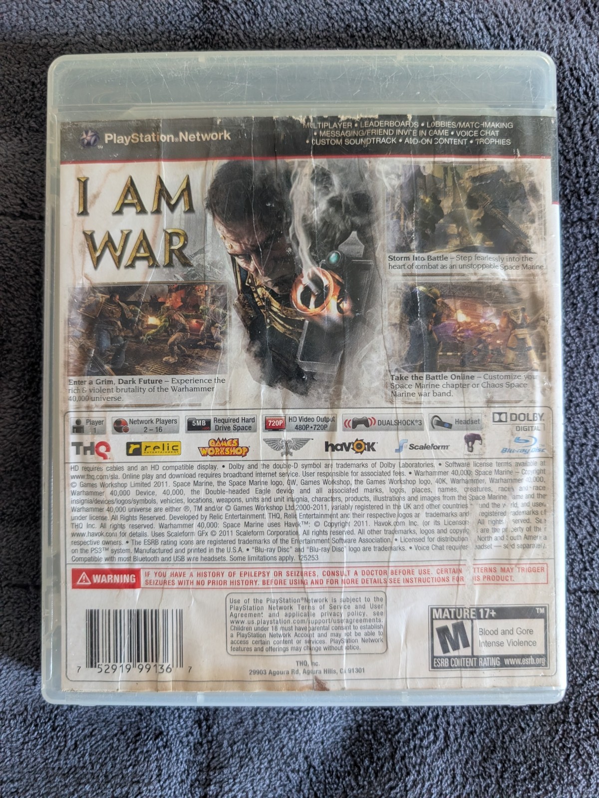 Wahammer 40,000: Space Marine (PS3)