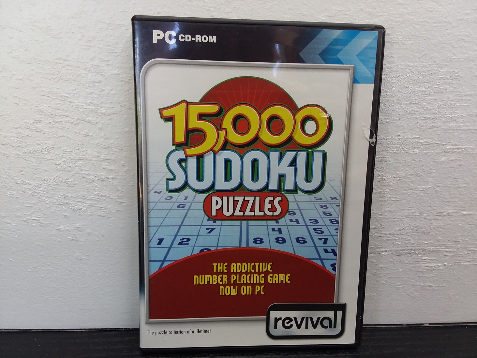 15,000 Sudoku Puzzles (Windows 98) PC CD-ROM / United Kingddom
