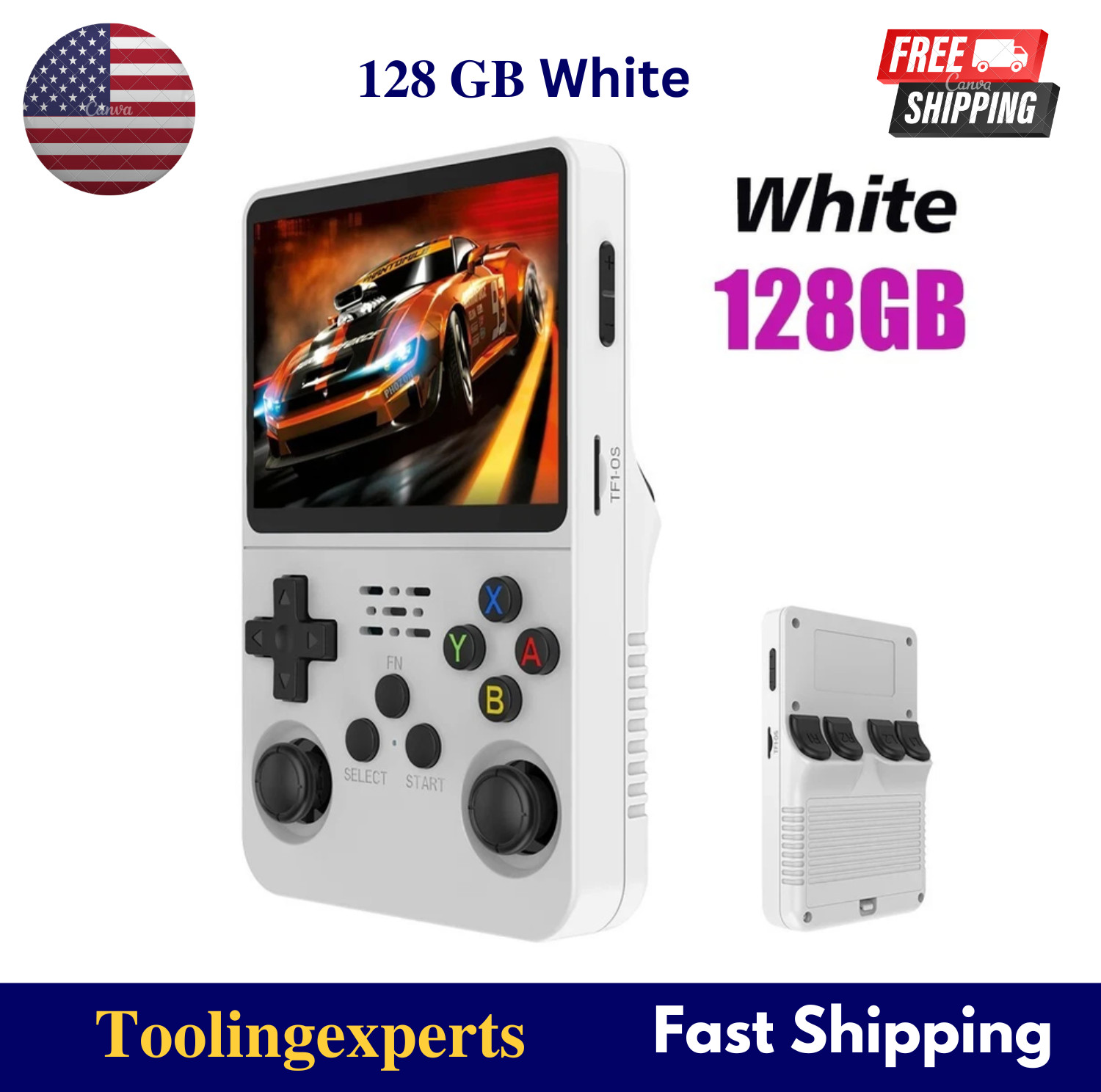 R36S Retro Handheld Game Console Video Games 128GB Consoles 20000+Games