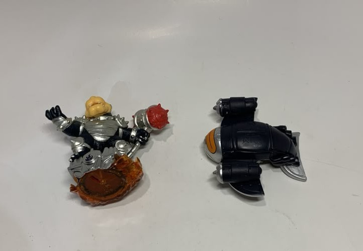 Skylanders Superchargers Dark Hammer Slam Bowser w/ Dark Clown Cruiser Tested
