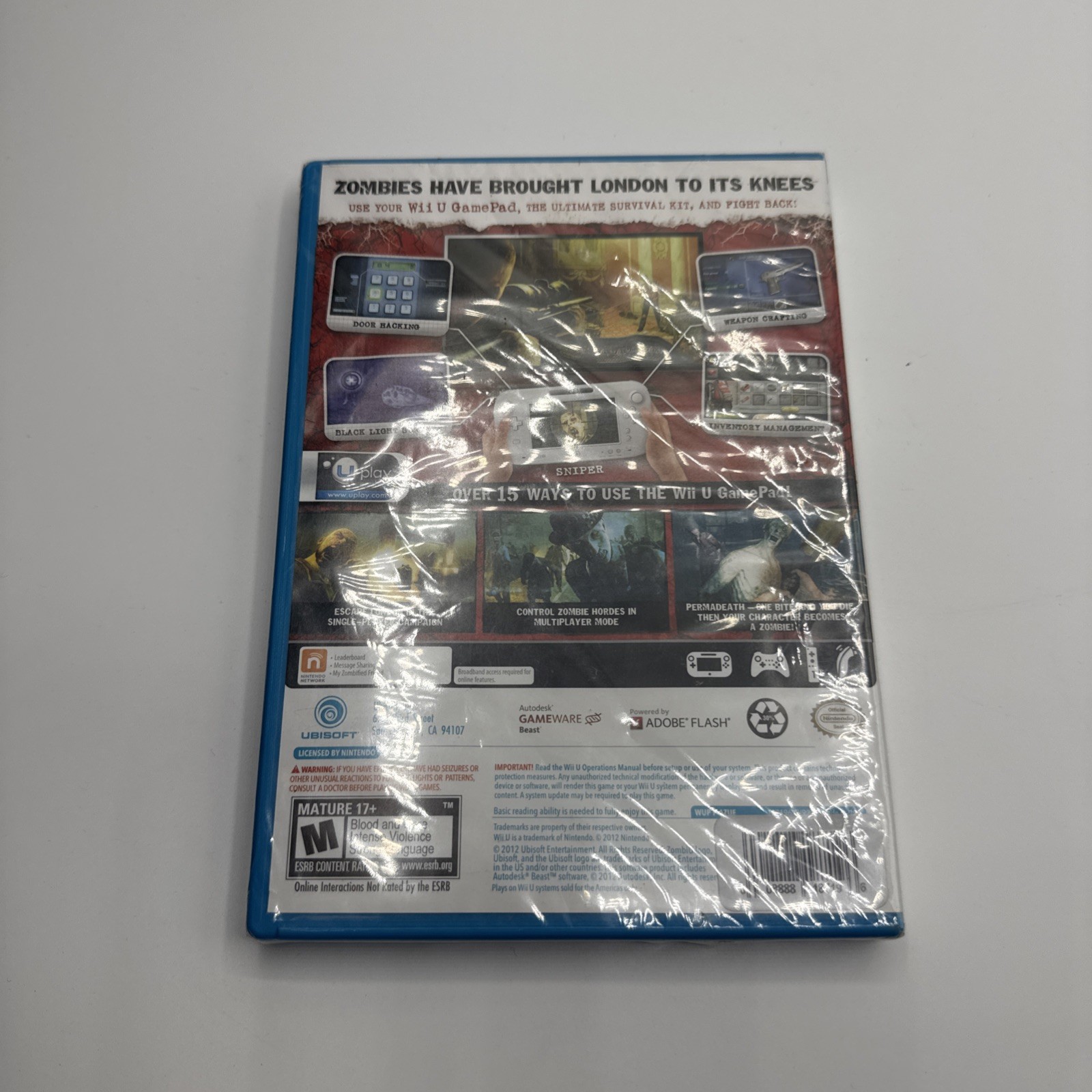 ZombiU Nintendo Wii U Unopened Sealed