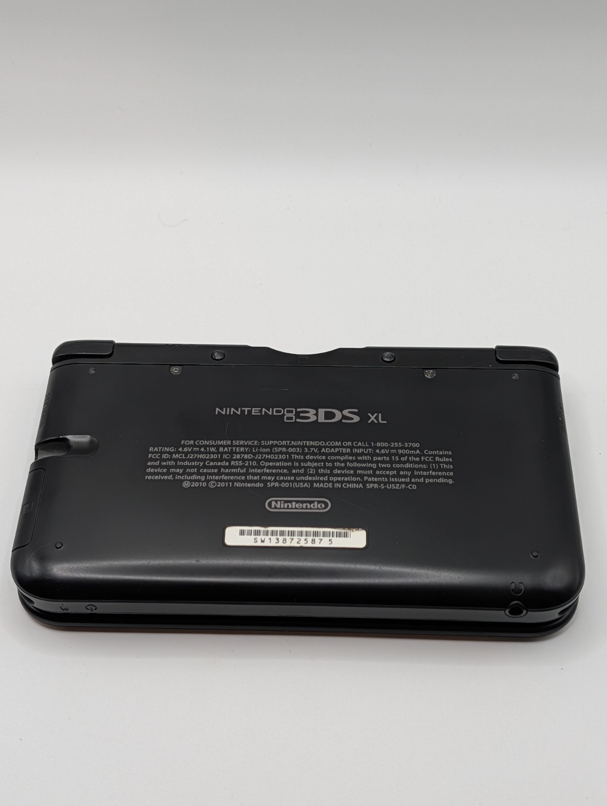 Nintendo 3DS XL Launch Edition Black Handheld OEM Charger Tested and Working