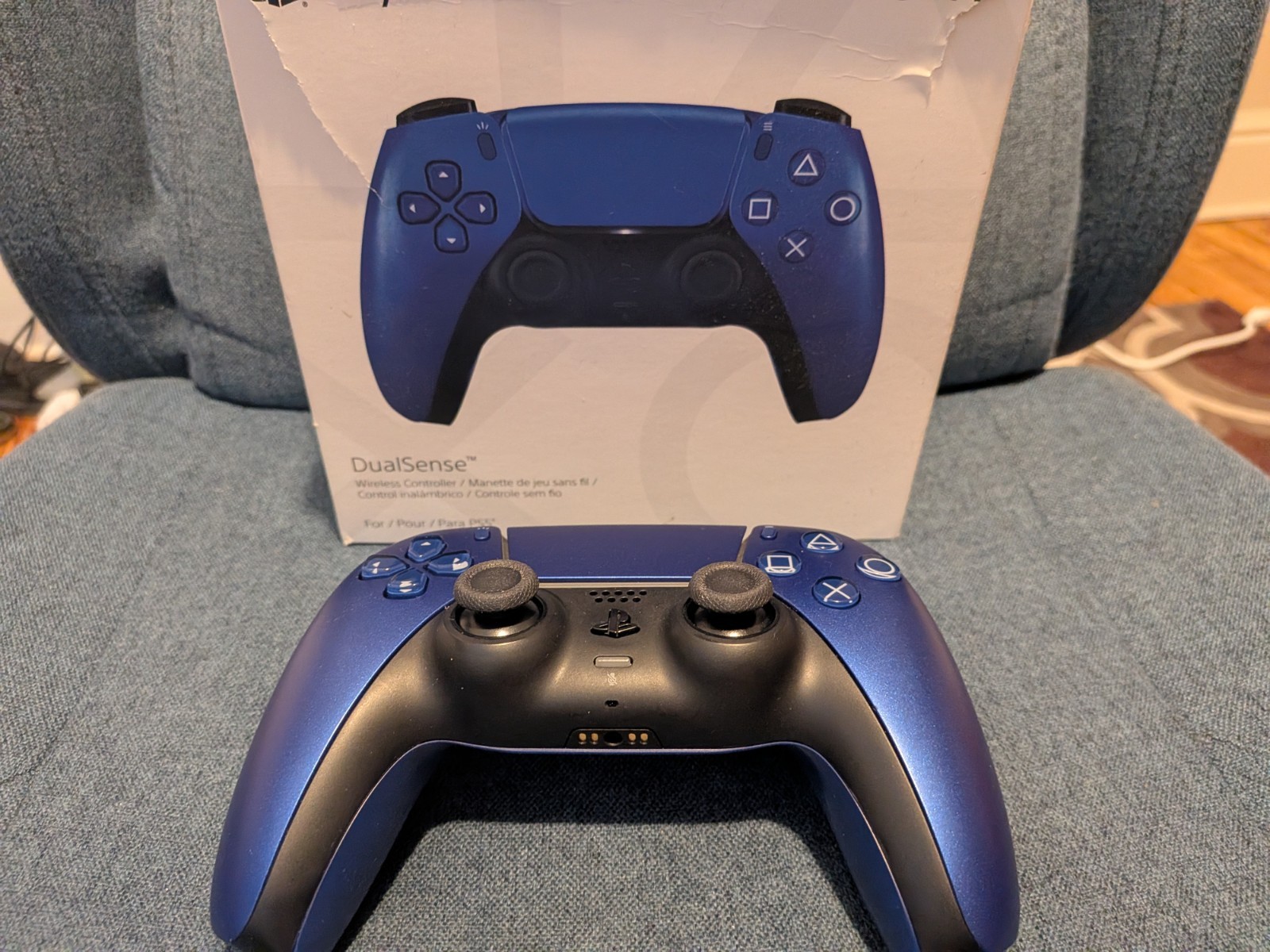 Sony DualSense Wireless Controller Blue/Black for PS5 USB-C CFI-ZCT1W