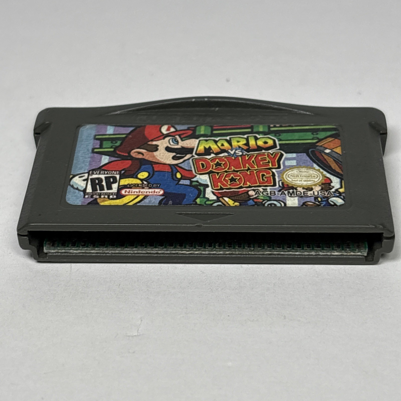 Nintendo GBA Mario Vs Donkey Kong ULTRA RARE RATING PENDING Advance Copy Works!