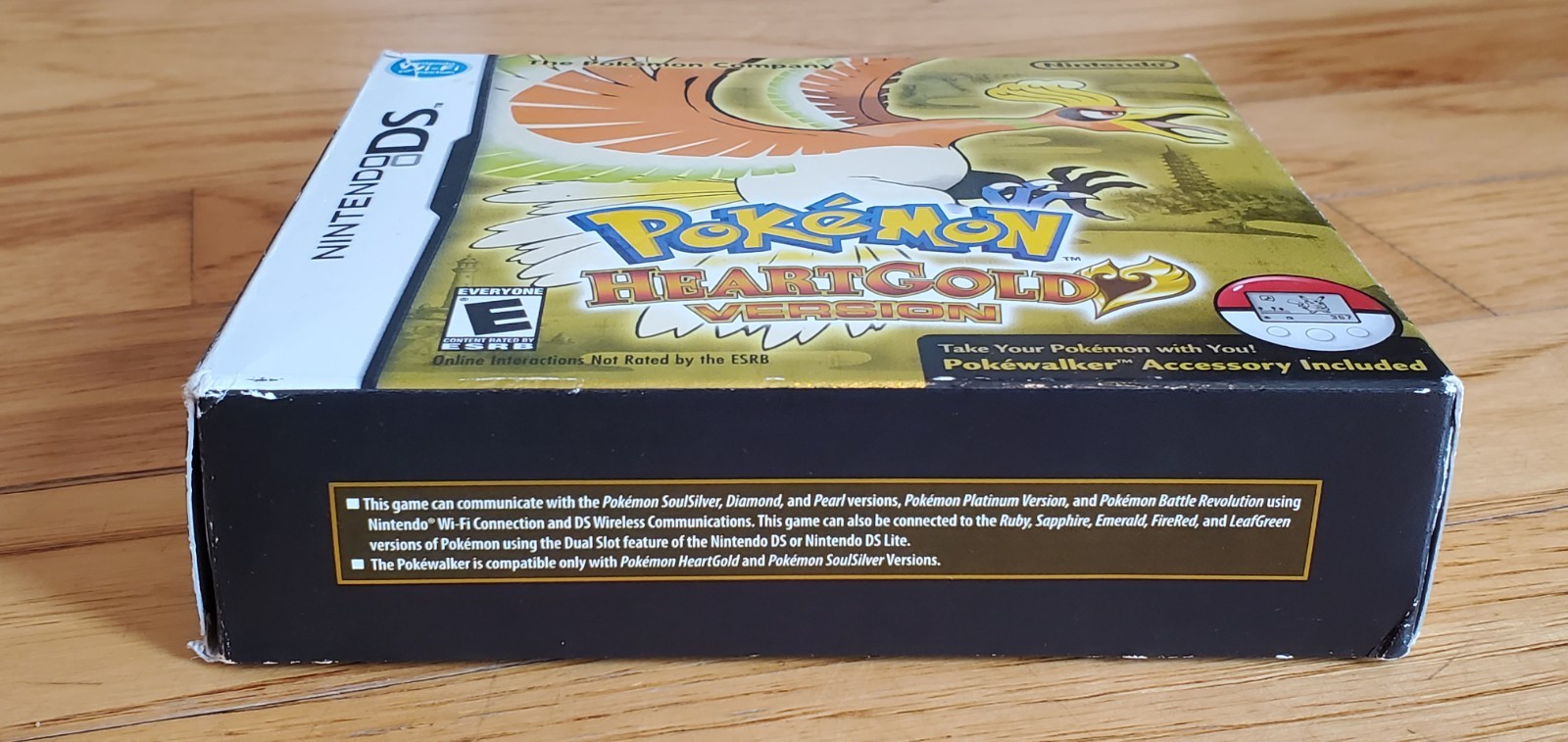 Nintendo DS Pokémon Heart Gold Box HeartGold Big Box Only No Game or Pokewalker!