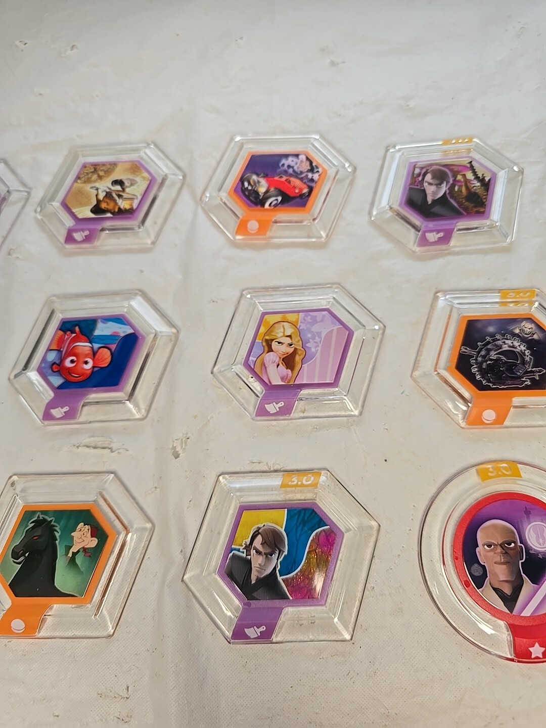 DISNEY INFINITY 3.0 2.0 Power Disc Lot 15 Star Wars Marvel Jack Skellington