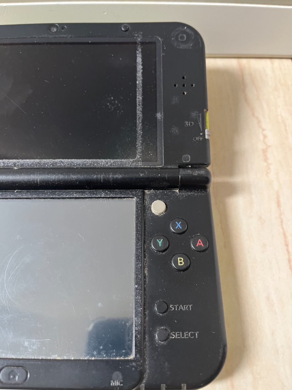 IPS Nintendo New 3DS XL LL Lime Black Console Tested IPS Bottom Japan T026
