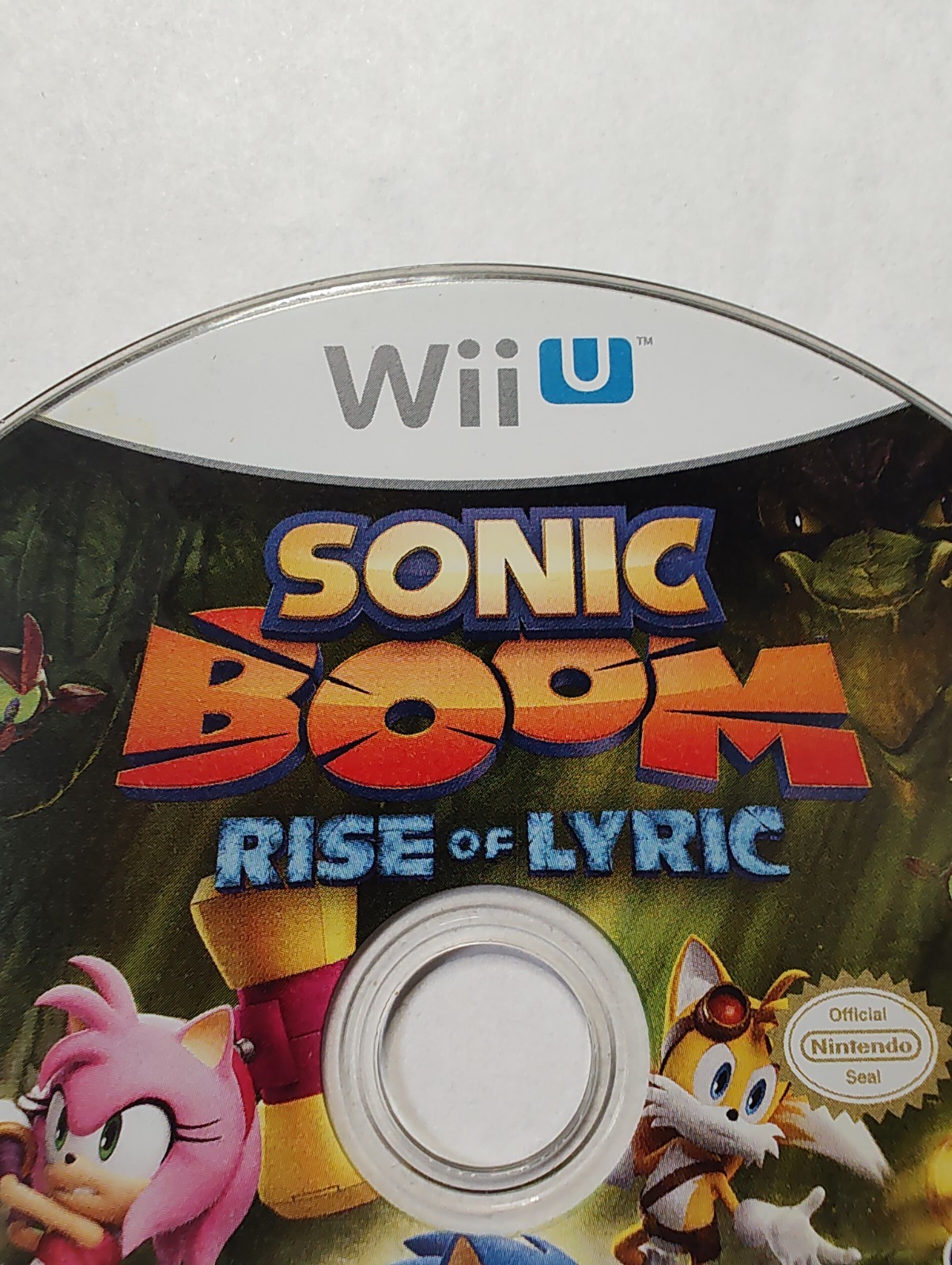 Sonic Boom: Rise of Lyric (Nintendo Wii U, 2014) DISC ONLY
