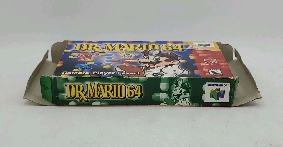 Dr Mario 64 N64 Complete In Box CIB Nintendo 64 Authentic