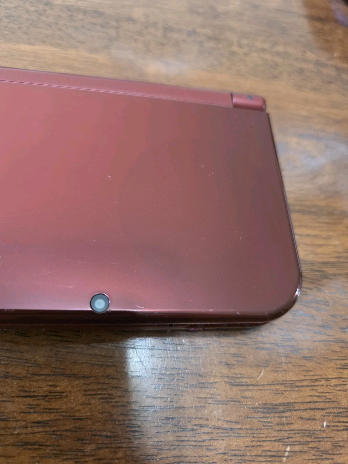 New Nintendo 3DS XL Red Handheld System – w/ Case and Charger – TOP IPS- NICE!