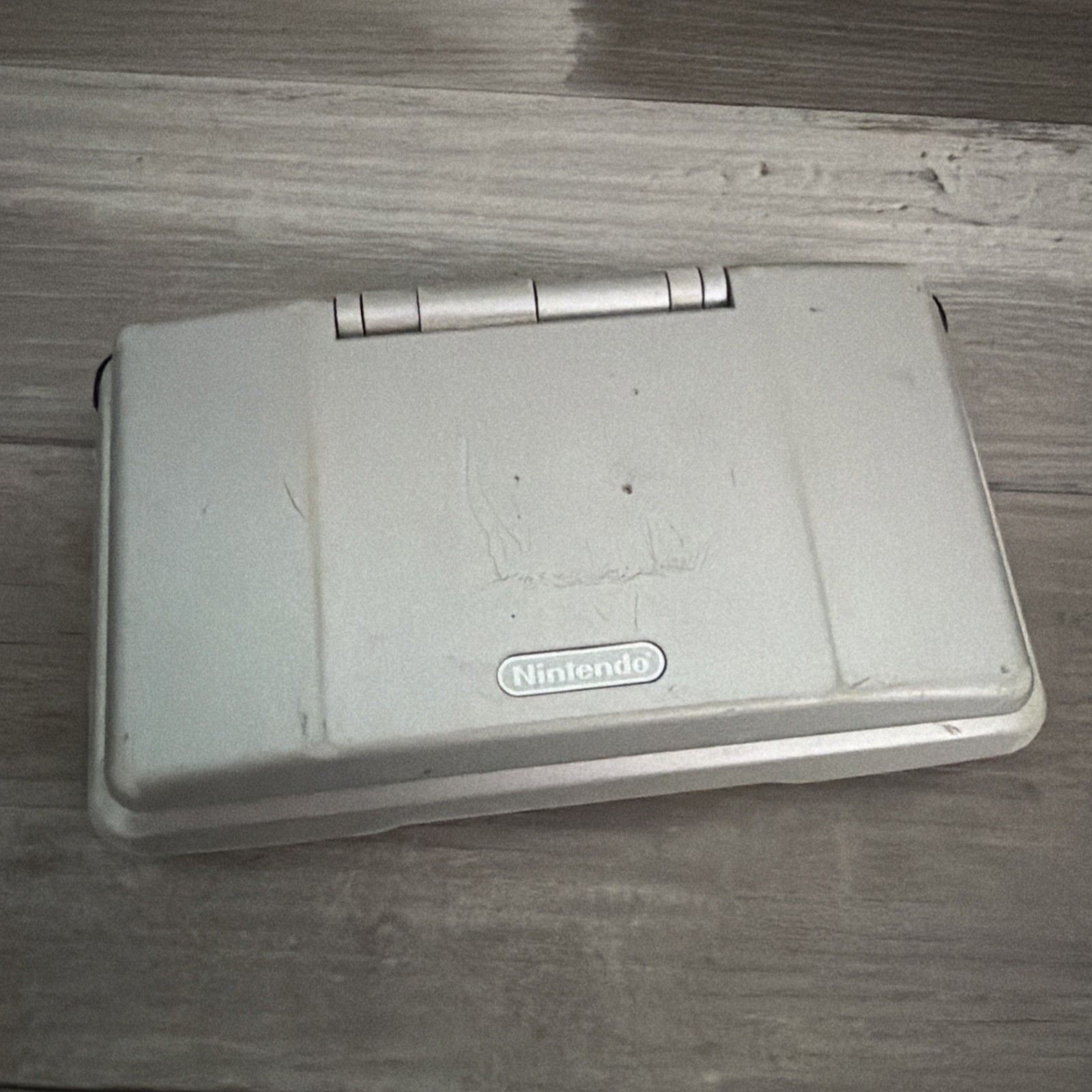 Nintendo DS Handheld System – Silver | Bundle w/charger And Game Great Screens