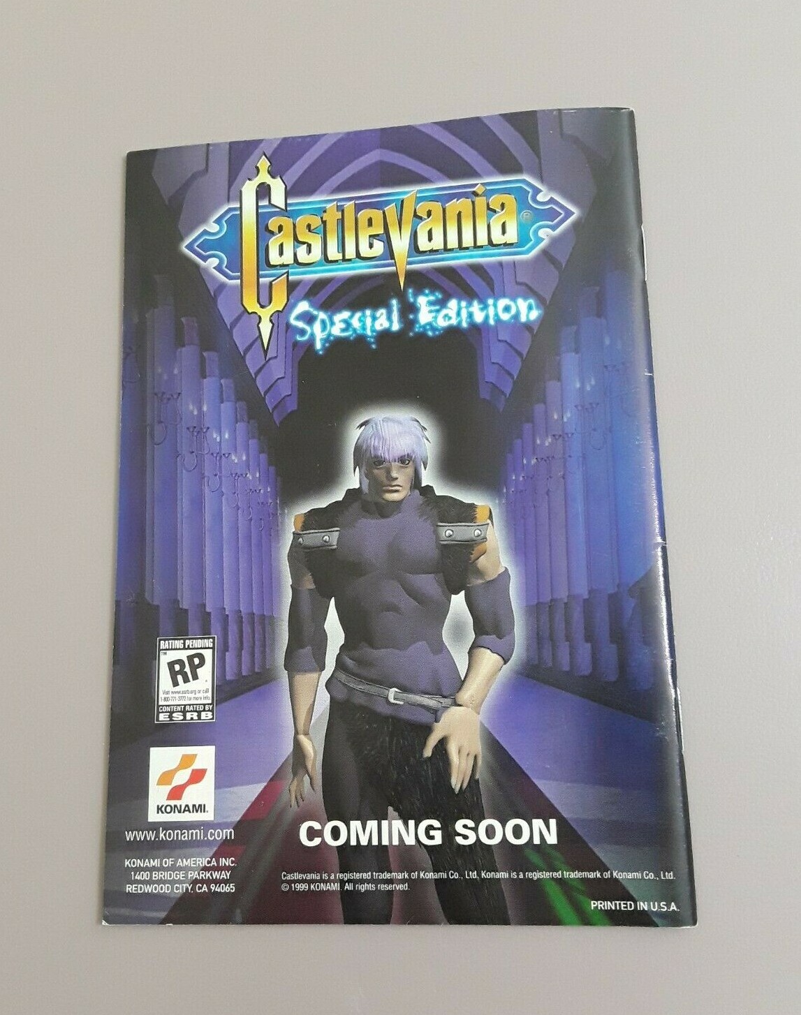 Hybrid Heaven N64 Nintendo 64 Original Instruction Manual Booklet