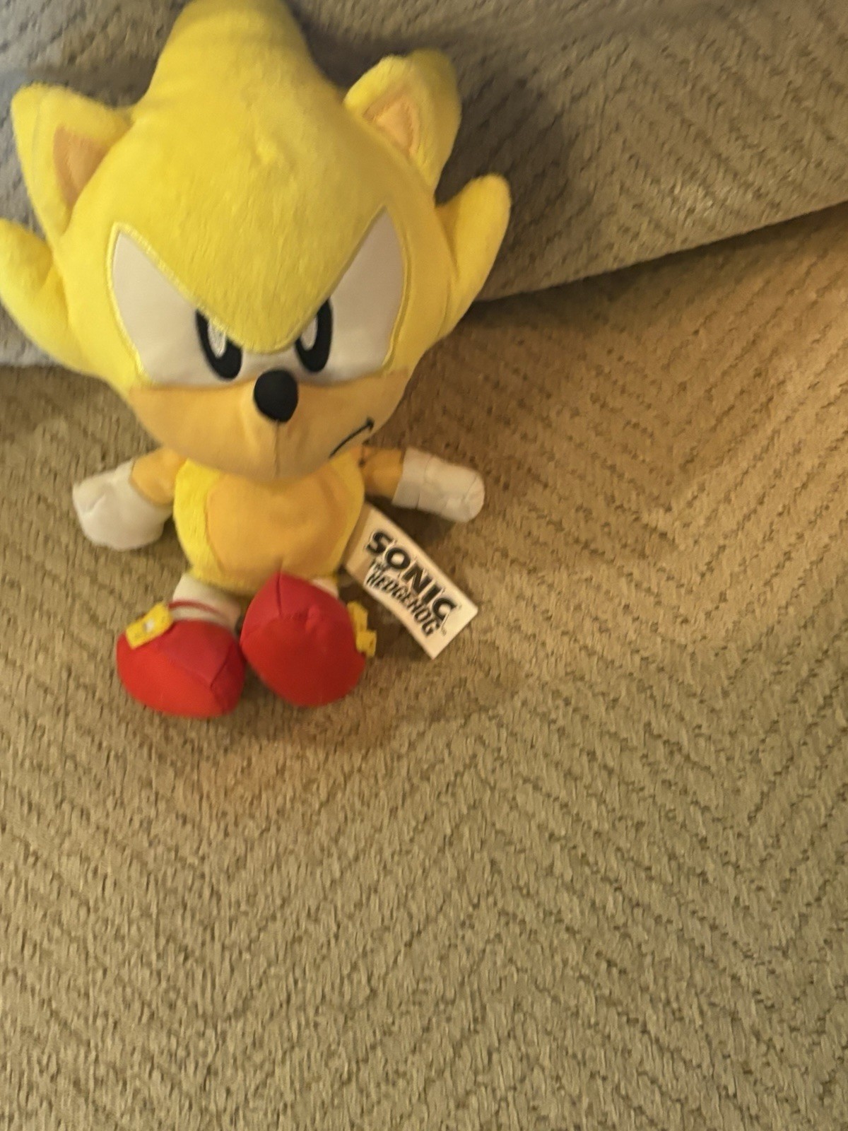 Sonic Plush Doll Lot – , Shadow, 2 Supers,Hyper, and sigh + banner
