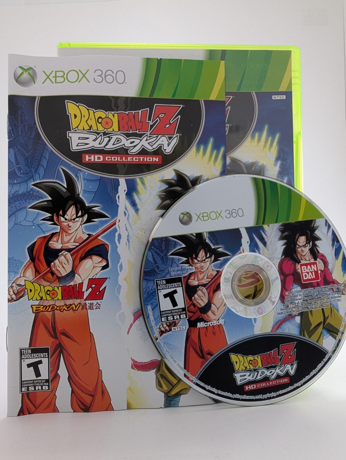 Dragon Ball Z: Budokai HD Collection (Xbox 360 2012) CIB Cleaned Tested