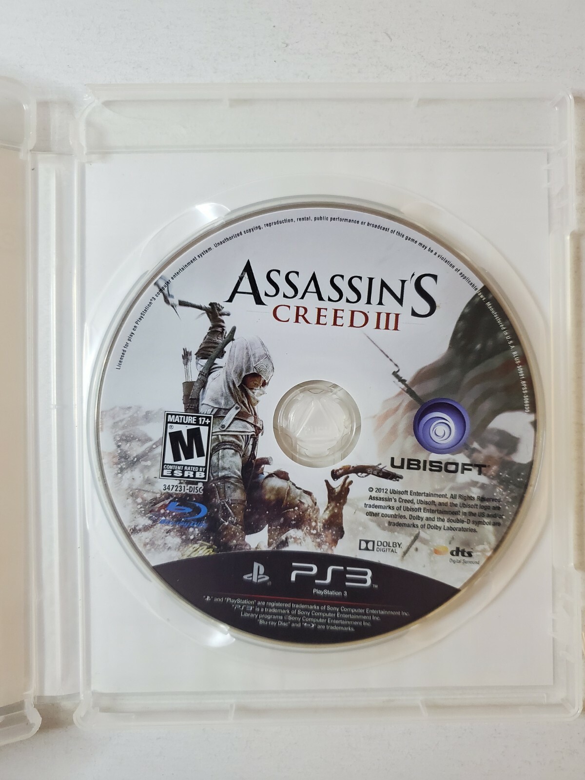 ASSASSIN’S CREED III PLAYSTATION 3 PS3 Free Fast Shipping