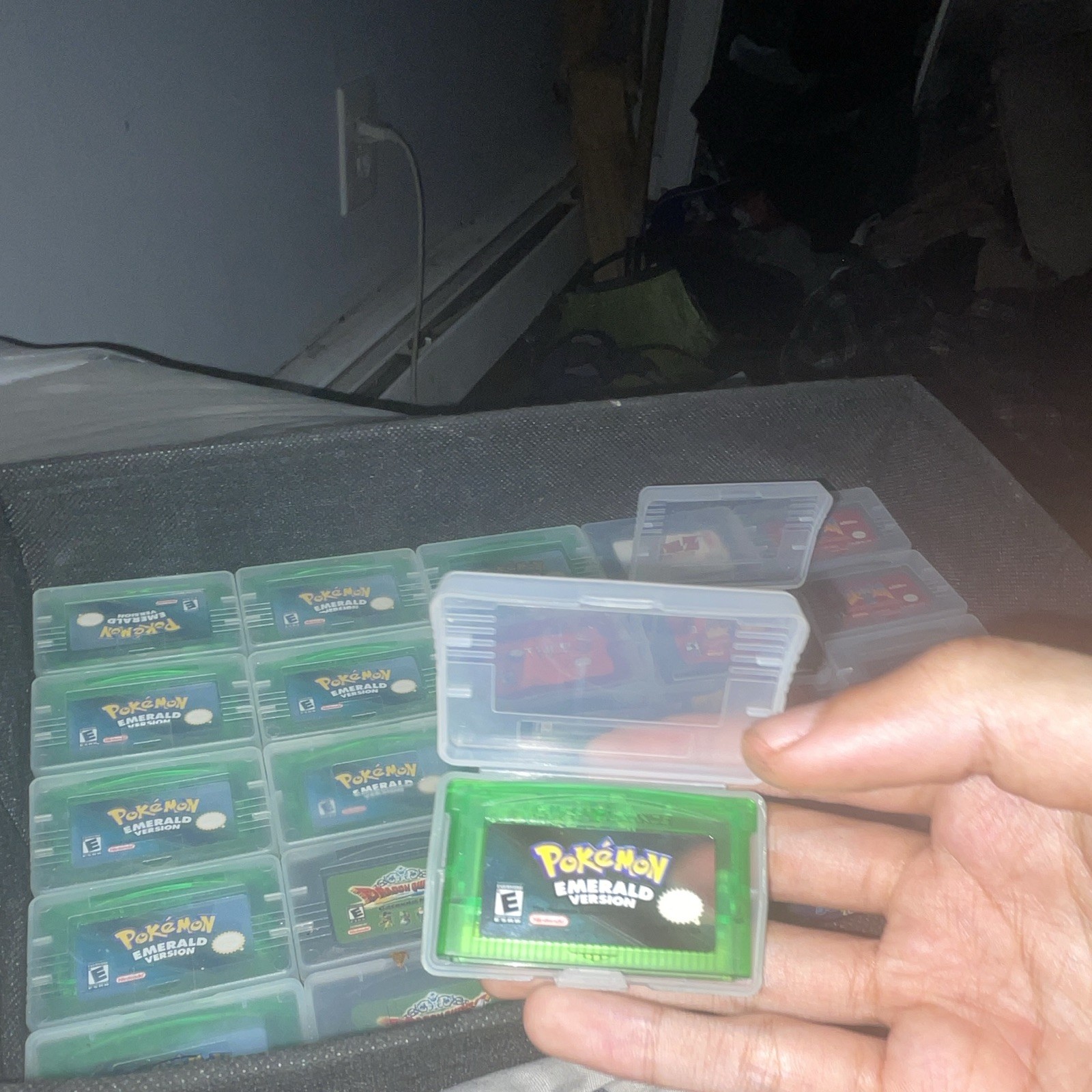 Nintendo Game Boy Advance Cartridge Game Lot Pokémon Emerald, Doom II, Metroid +