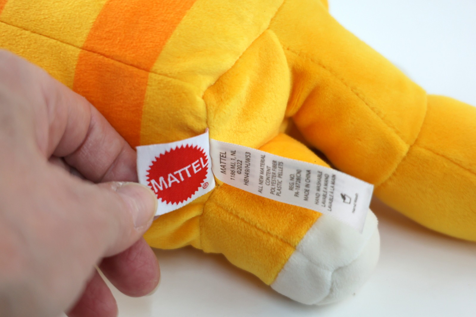 Mattel Minecraft Orange Tabby Cat Plush Hand Washable Mojang Toy