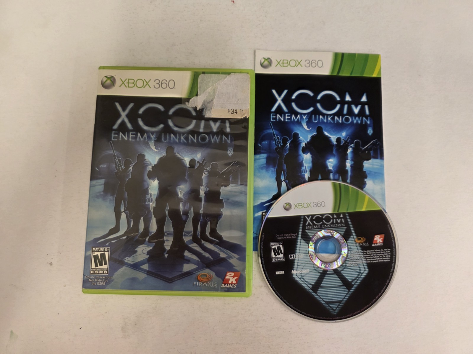 XCOM: Enemy Unknown – Xbox 360 Game – Complete Tested Working – Free Ship